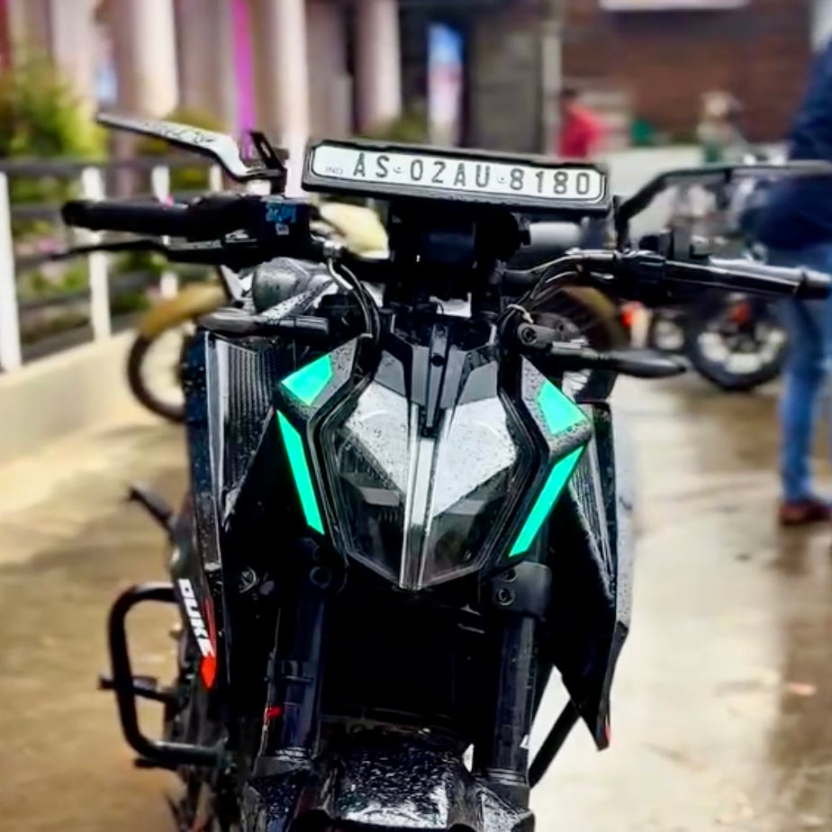 KTM Duke Gen 3 Bluetooth Smart Drl Light For Headlight Modification Fully App Controlled 140+ Running mods and 16M costum Colours