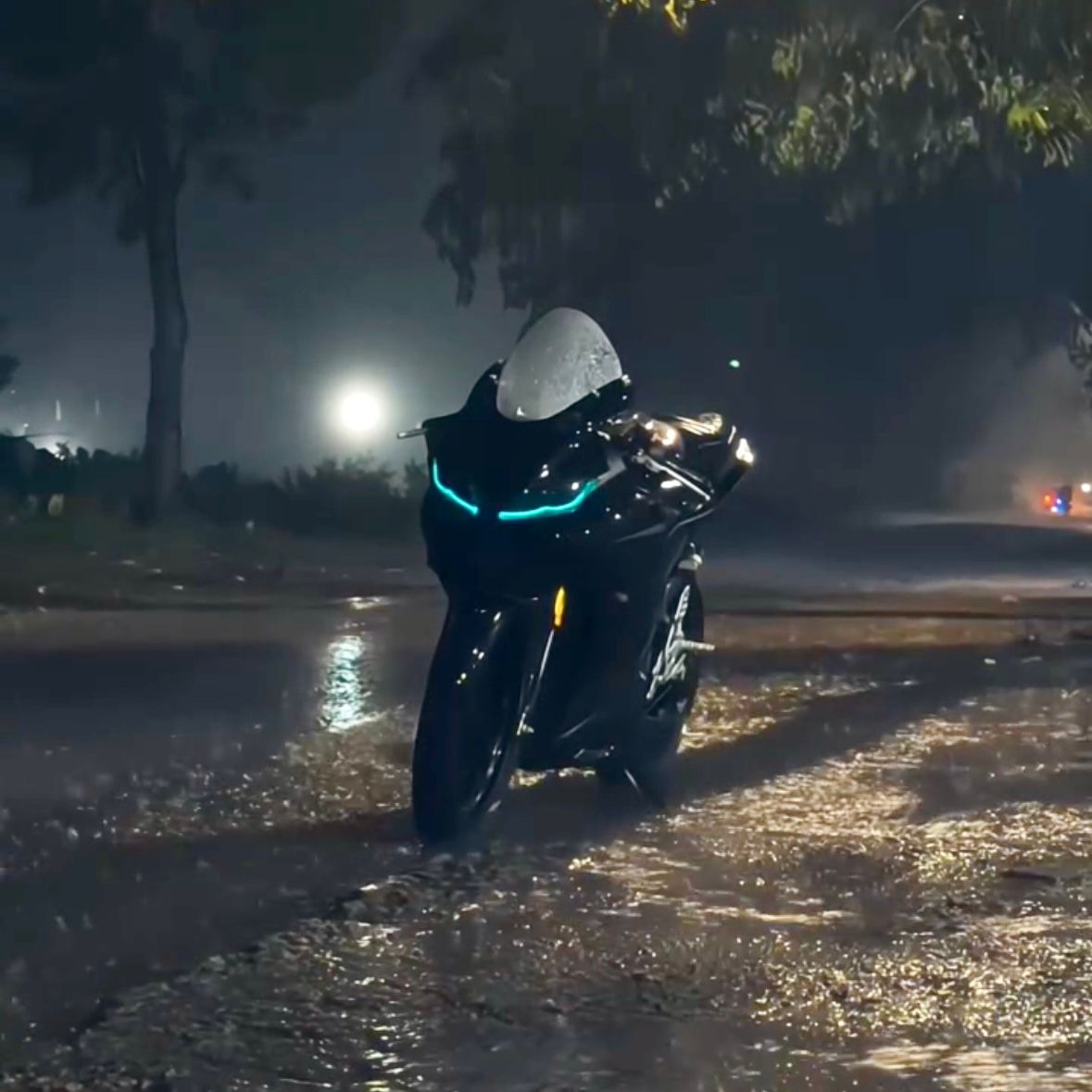 Flexible Smart DRL Light For All Bike Headlight |Mobile App Controlled ,R15 ,MT15 ,R15V4 ,R15 V4 ,pulsar