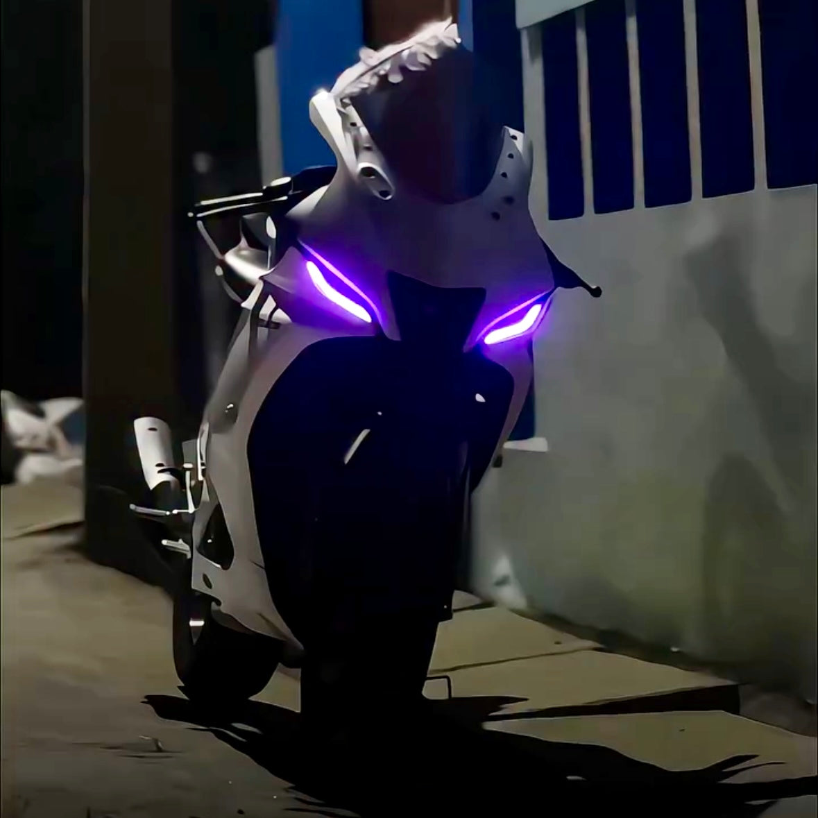 Yamaha R15 V4 Headlight Smart Drl Light App Controlled Rgb DRL Colour Changing and running modes