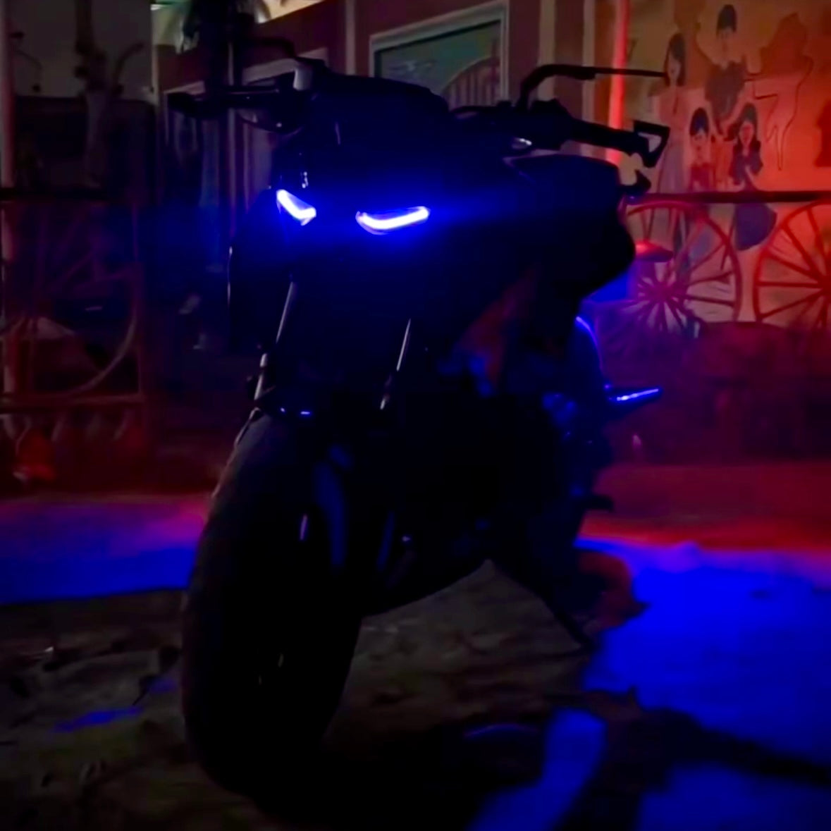 Pulsar N160 ,N150 & N250 RGB Smart DRL | App-Controlled Bluetooth Colour changing drl for pulsar