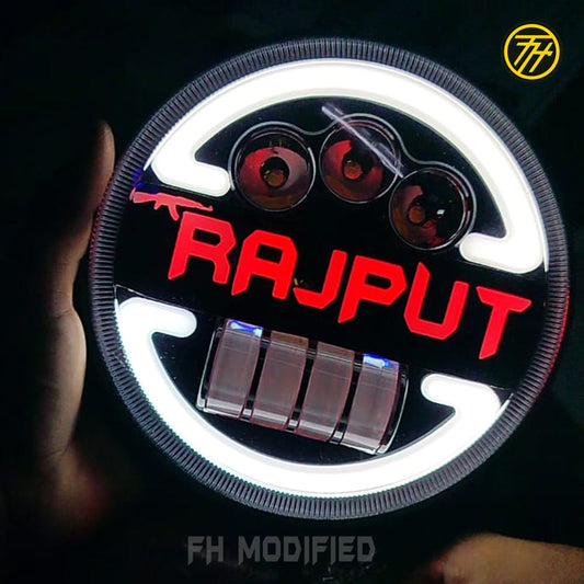 Rajput Royal Enfield Headlight|Bullet rajput headlight |FH MODIFIED