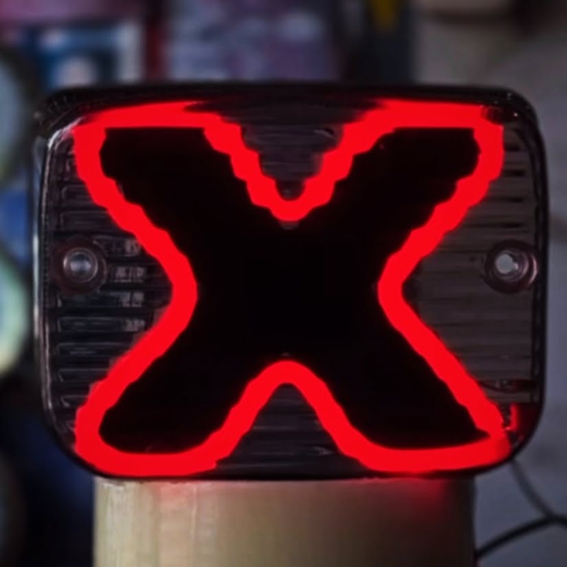 Splendor Bike X Backlight Modified Double mods simple flashing|FH MODI ...