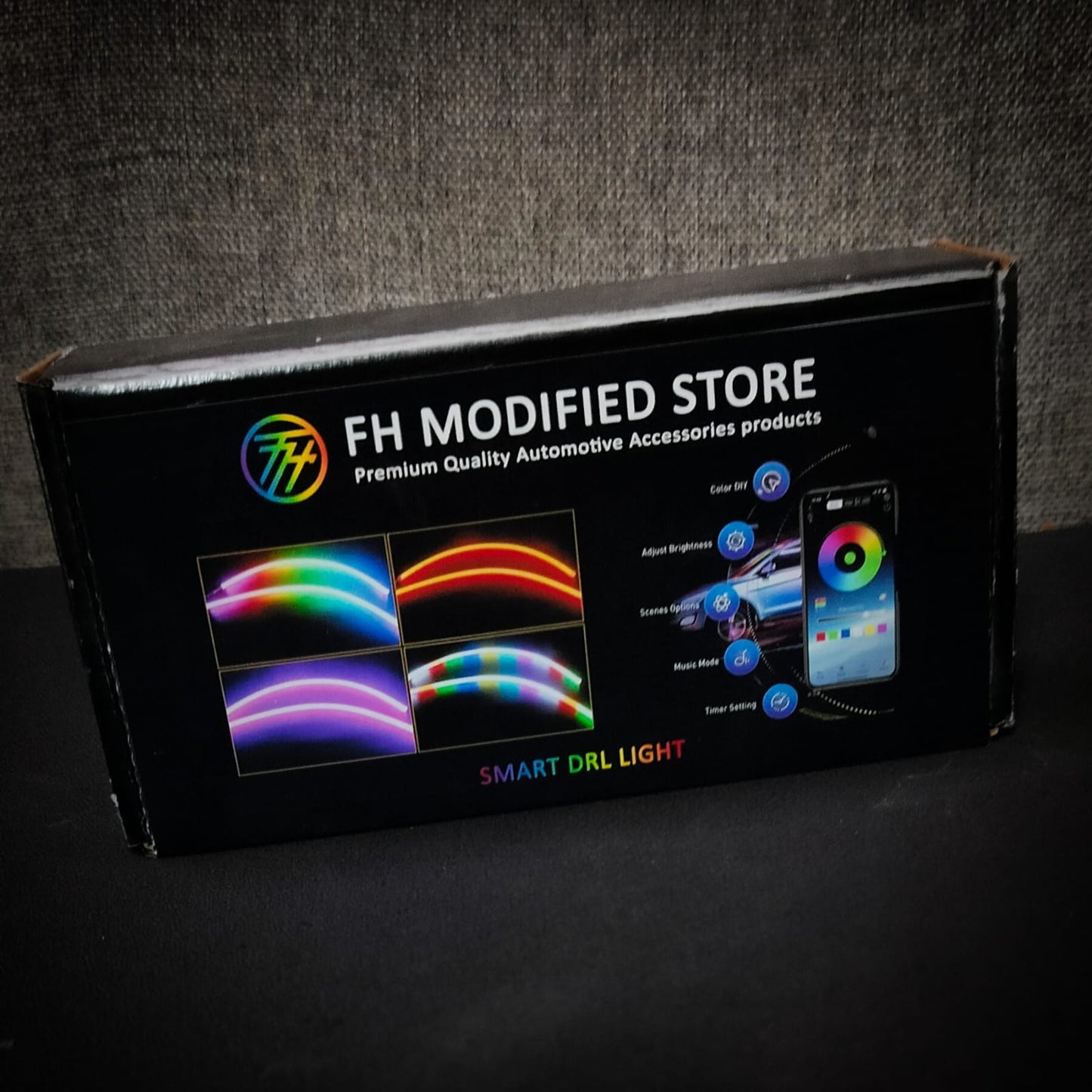 TVs Ntorq Mobile Colour Changing Running Drl Light for modification | FH MODIFIED