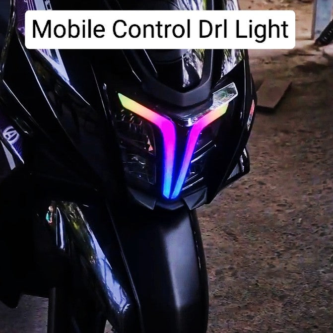 TVs Ntorq Mobile Colour Changing Running Drl Light for modification | FH MODIFIED